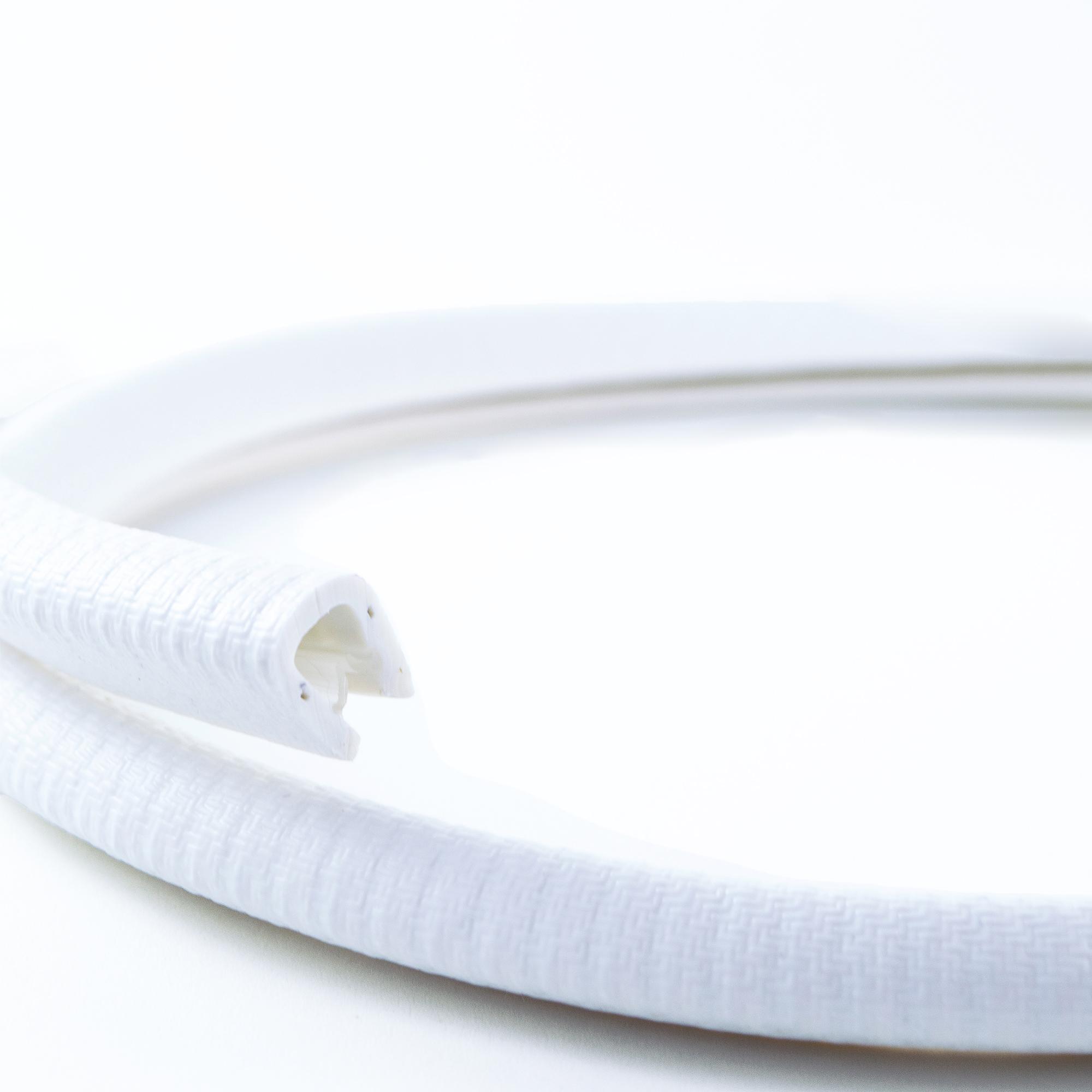 Edge protection profile 1 - 4.5 mm / PVC / white